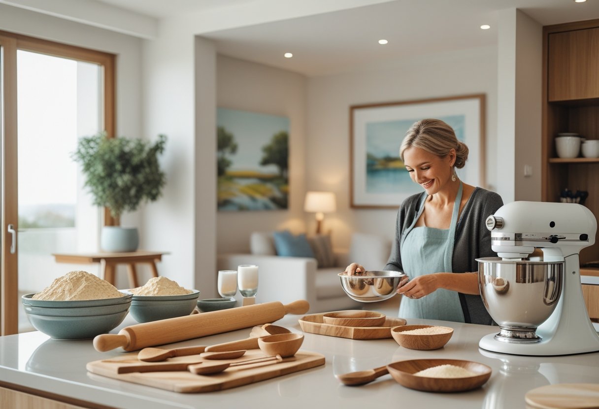 Sådan skaber du den perfekte stemning i køkkenet med bageredskaber og malerier til stuen online